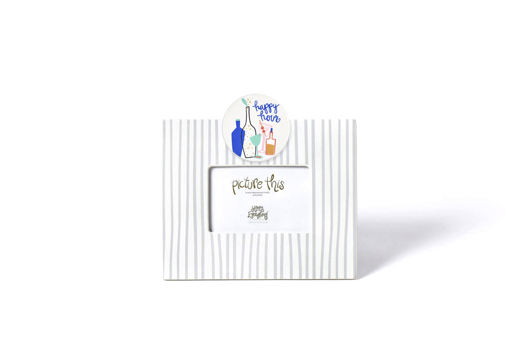 Happy Hour Attachment on Mini Frame Stone Skinny Stripe Design