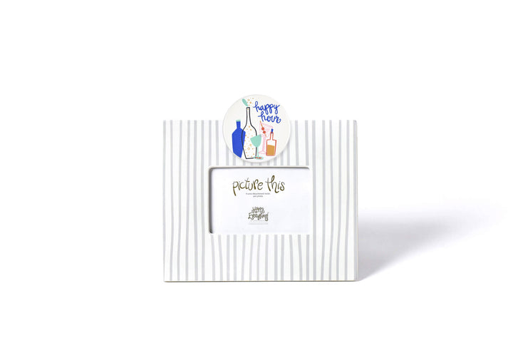 Happy Hour Attachment on Mini Frame Stone Skinny Stripe Design