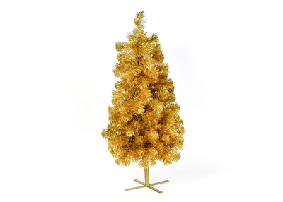 3-Foot Tree Gold Tinsel