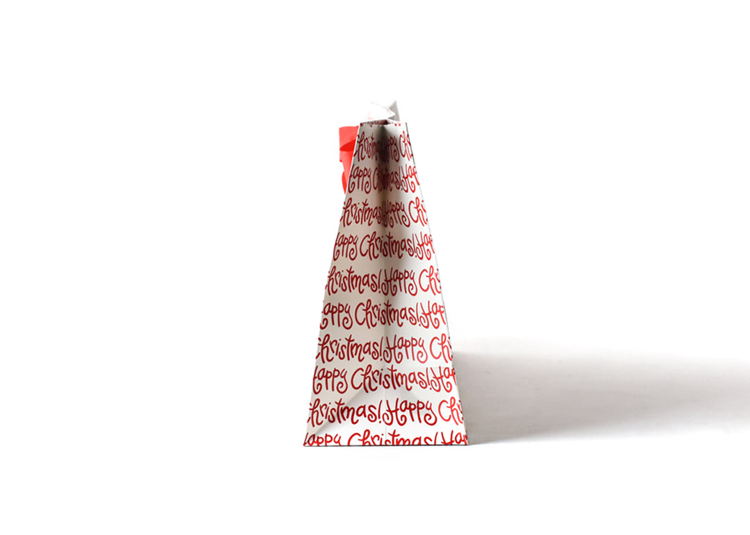 Large Gift Bag Happy Christmas Print