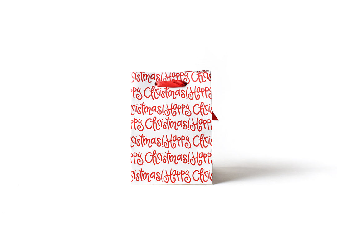 Small Gift Bag with Happy Christmas Message
