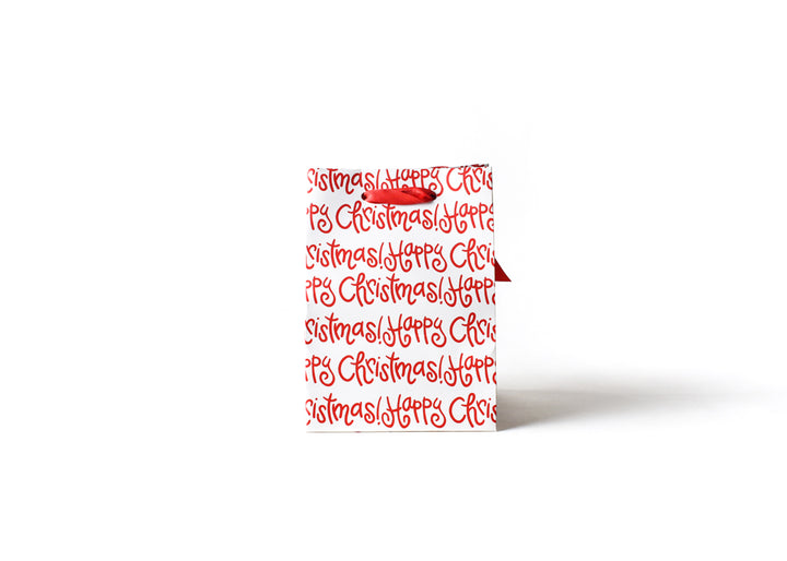 Small Gift Bag with Happy Christmas Message