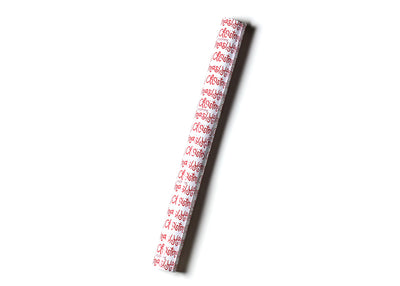 Roll Containing 3 Sheets of Happy Christmas Gift Wrapping Paper