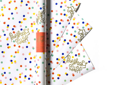 Happy Everything! Gift Wrapping Paper - 3 Sheets