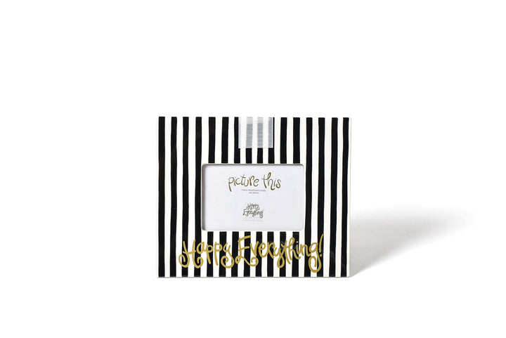 Black Stripe Mini Happy Everything! Frame with Hook-and-Loop Fastener