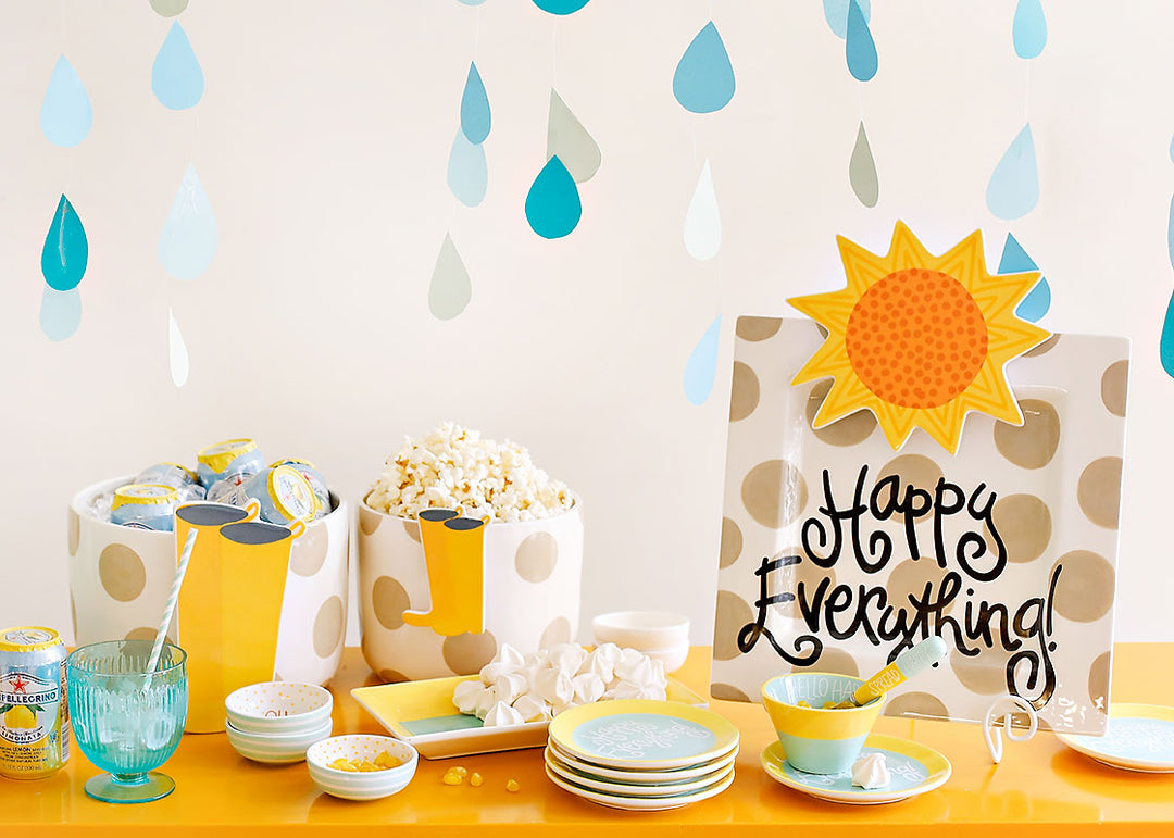 Versatile Neutral Dot Design Coordinates with Happy Everything! Designs