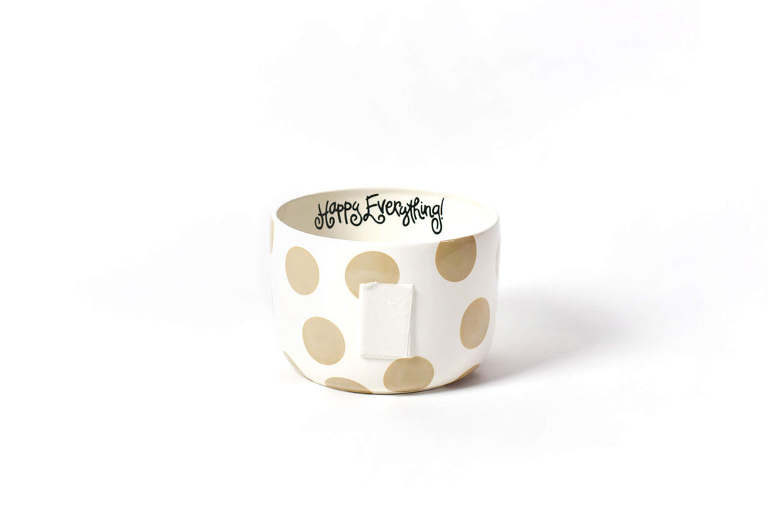 Neutral Dot Big Bowl with Signature Hook-and-Loop Attachment
