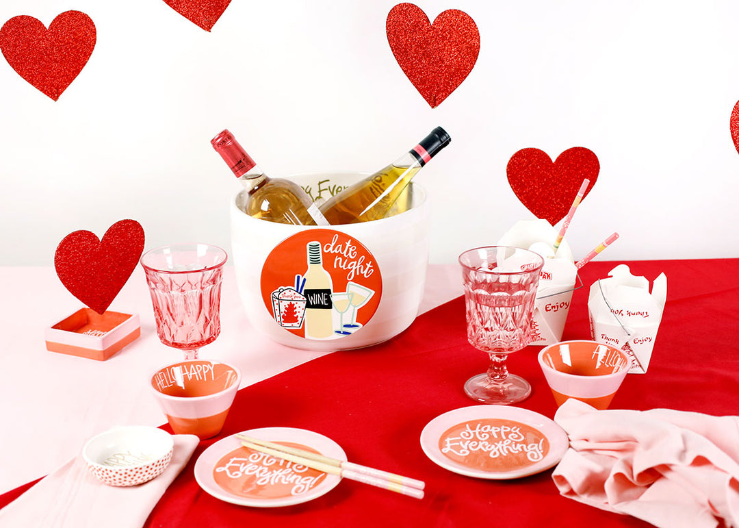Other Happy Everything! Tableware Loves to Pair with White Stripe Big Bowl