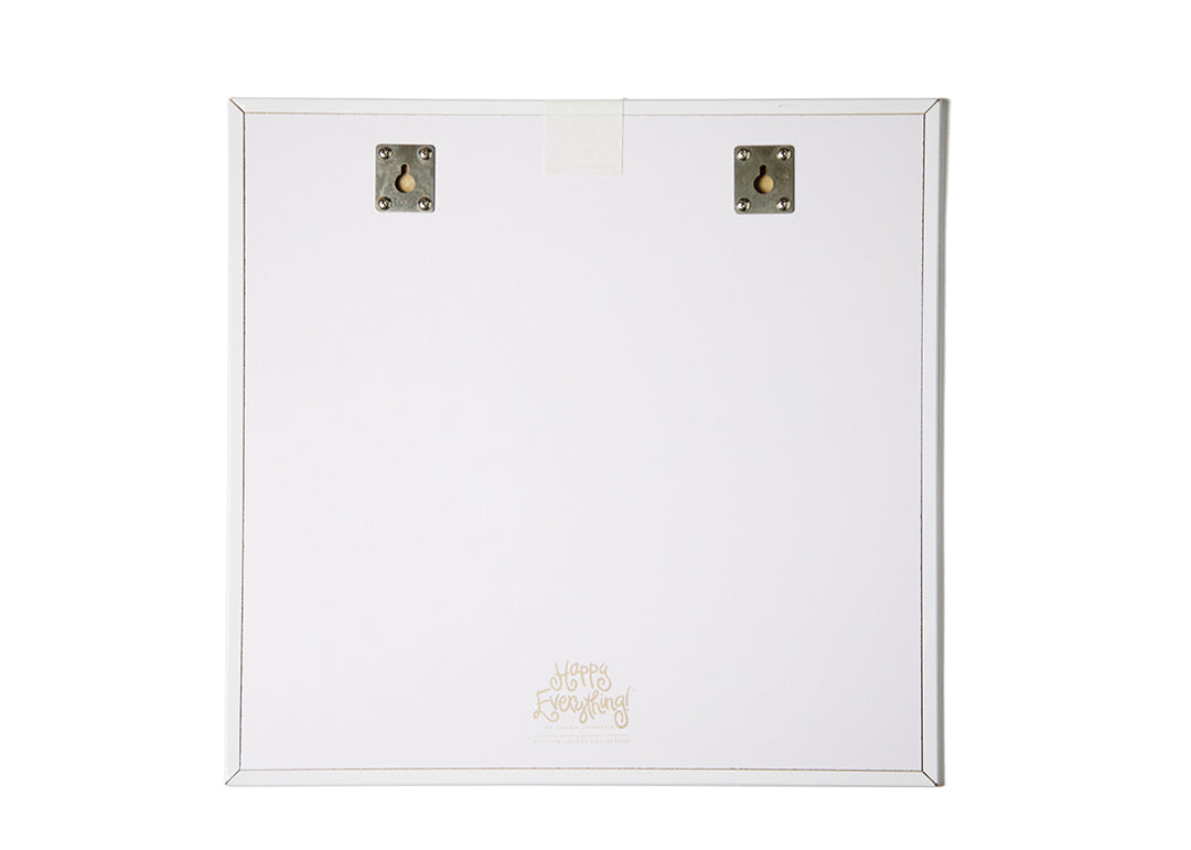 Back View of Magnetic Monthly Wall Calendar