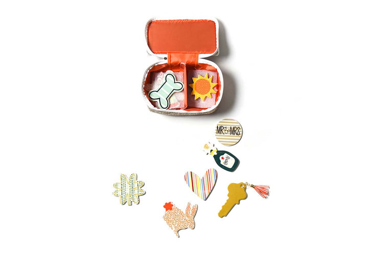 Gold Happy Everything! Mini Attachment Bag Stores Up To 18 Mini Attachments