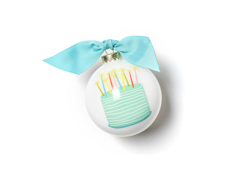 Personalization Available on Back Side of Happy Birthday Ornament