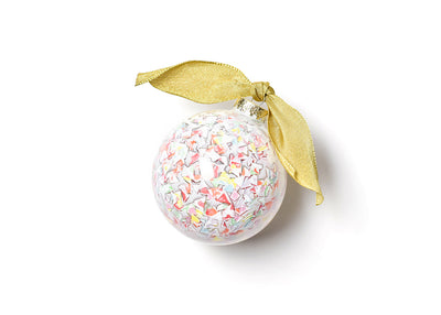 Personalization Available on Confetti Happy Everything! Ornament