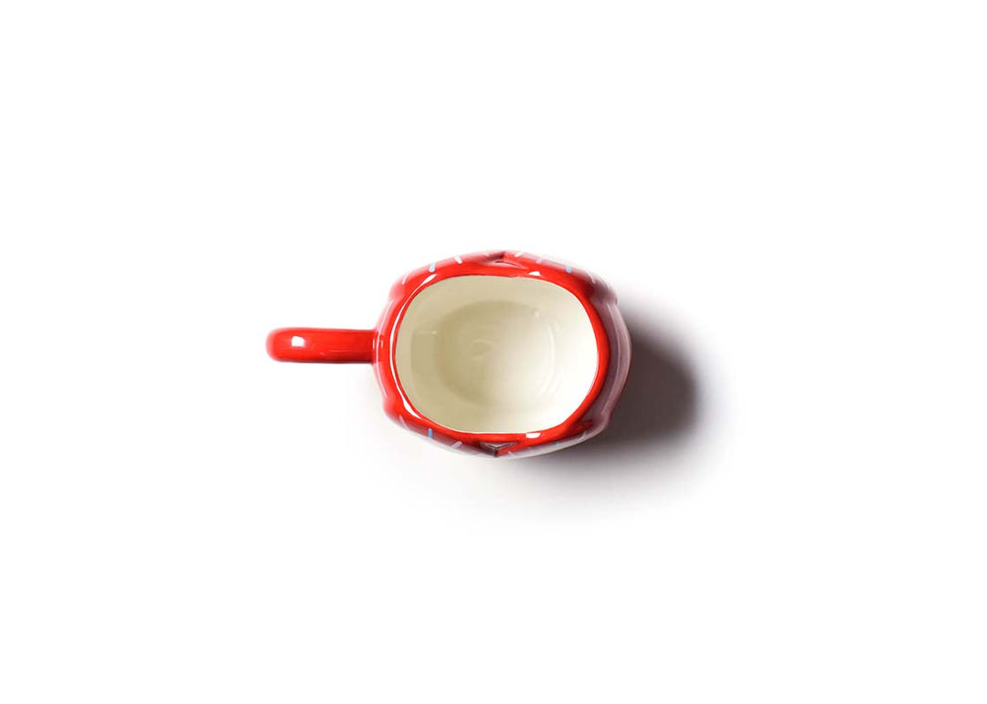 Top View of Interior Heart Shaped Mug
