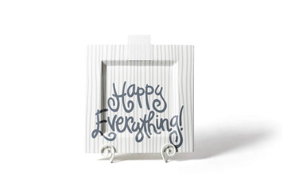 Happy Everything Large Flare Black Plate Stand