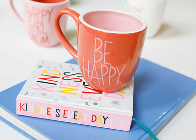 Be Happy Design Persimmon Color Mug
