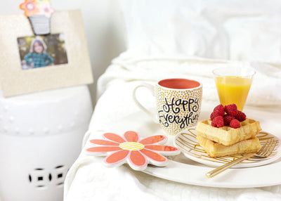 Happy Everything! Breakfast Tablescape Including Gold Small Dot Mug