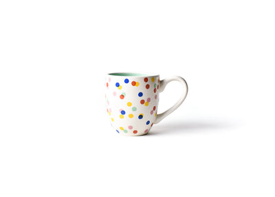 Personalization Available on Back Side of Happy Dot Mug
