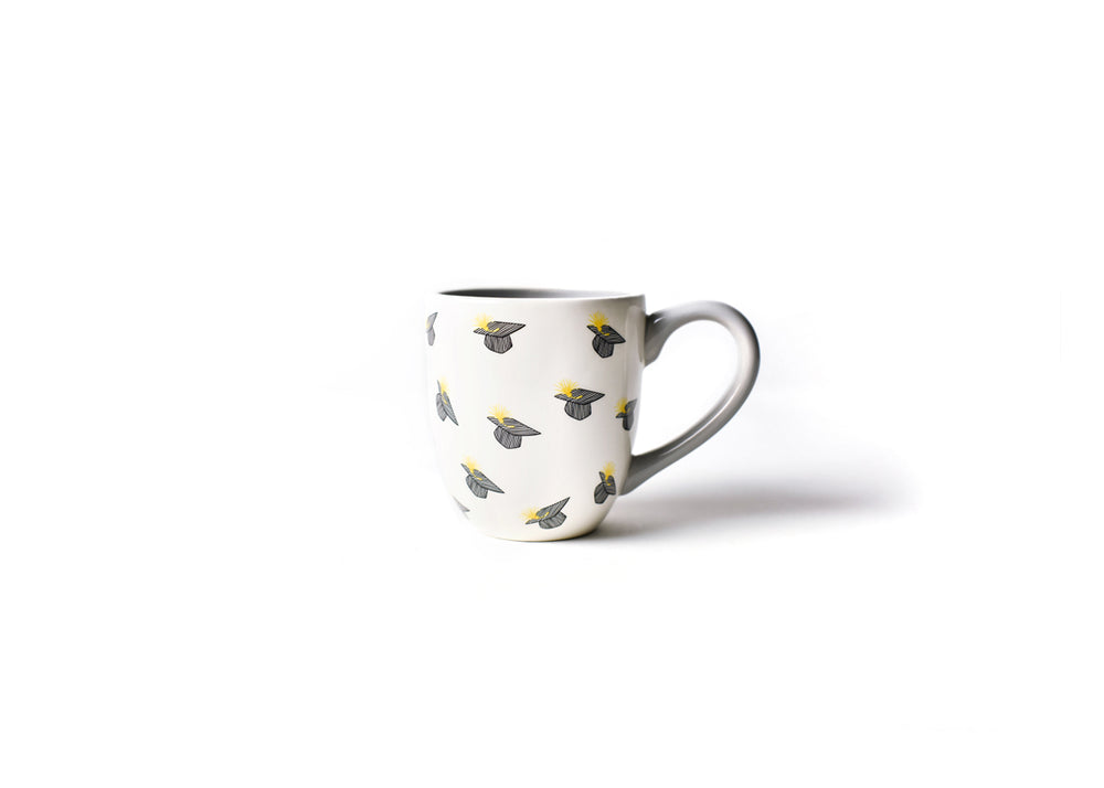 Personalization Available on Back Side of White Happy Graduation Mug