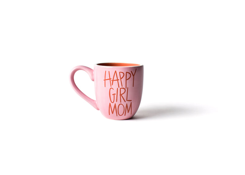 Happy Girl Mom Pink Mug