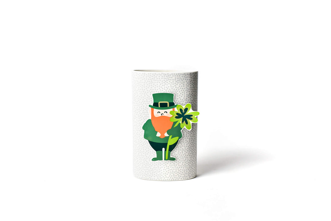 Leprachan Attachment on Big Vase Stone Small Dot Design