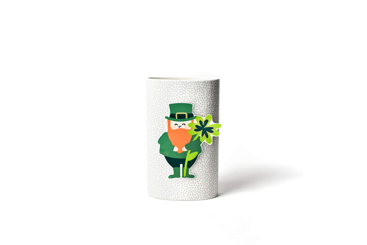 Leprachan Attachment on Big Vase Stone Small Dot Design