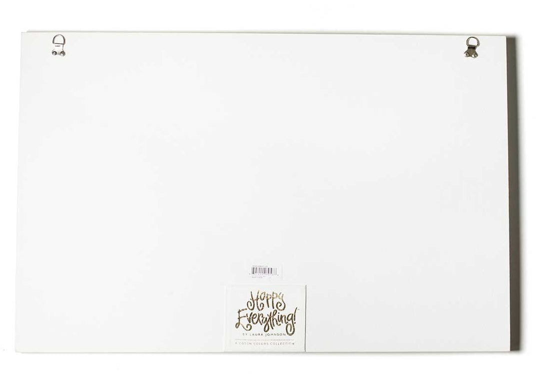 Back View of Happy Everywhere World Map