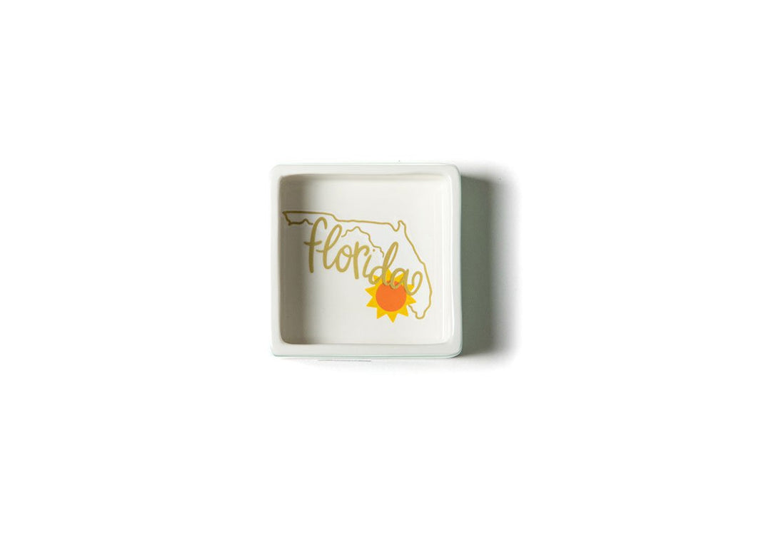 Florida Square Trinket Bowl