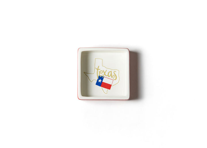 Texas Square Trinket Bowl