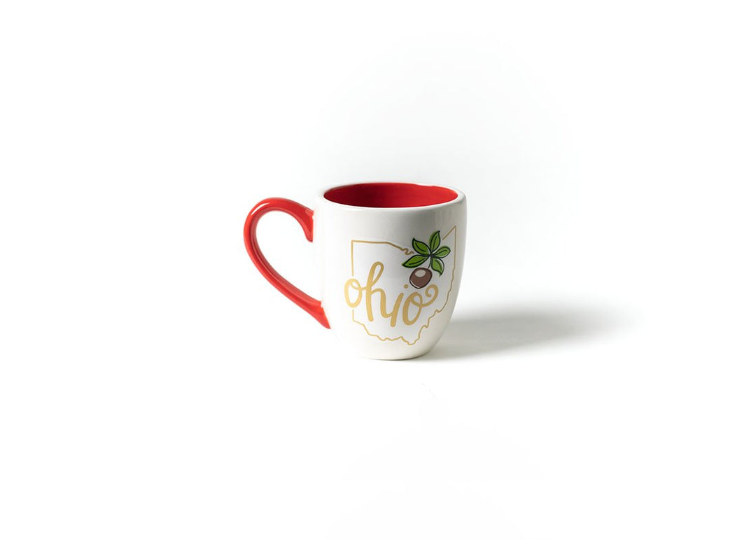 Ohio Motif Mug with Large Handle 