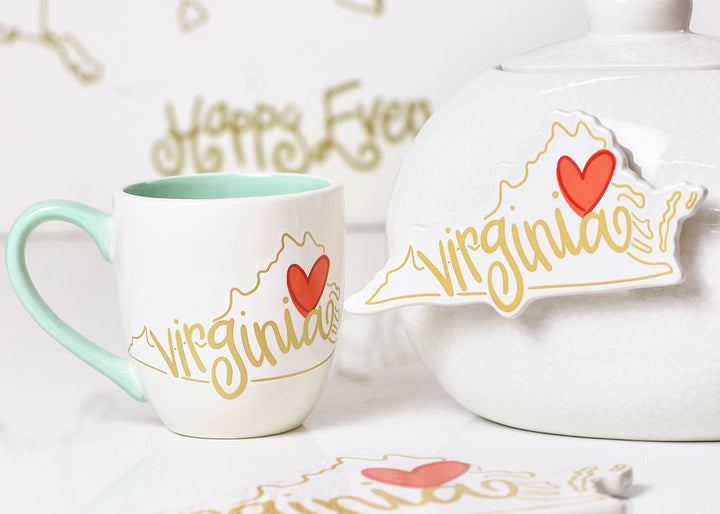 Virginia Motif on Bases Including Virginia Mug