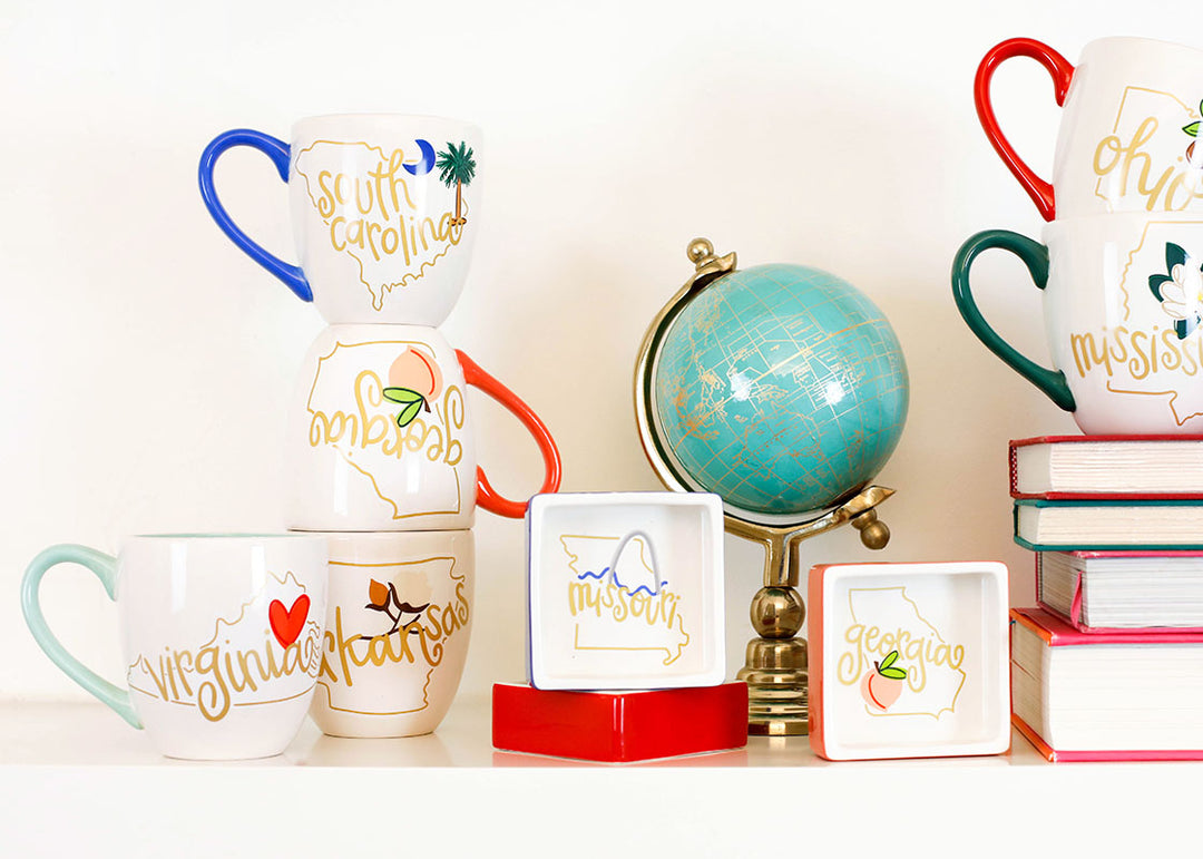 Happy Everything! State Motif Decor Including Virgina Mug
