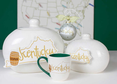 Kentucky Motif Collection Including Glass Ornament