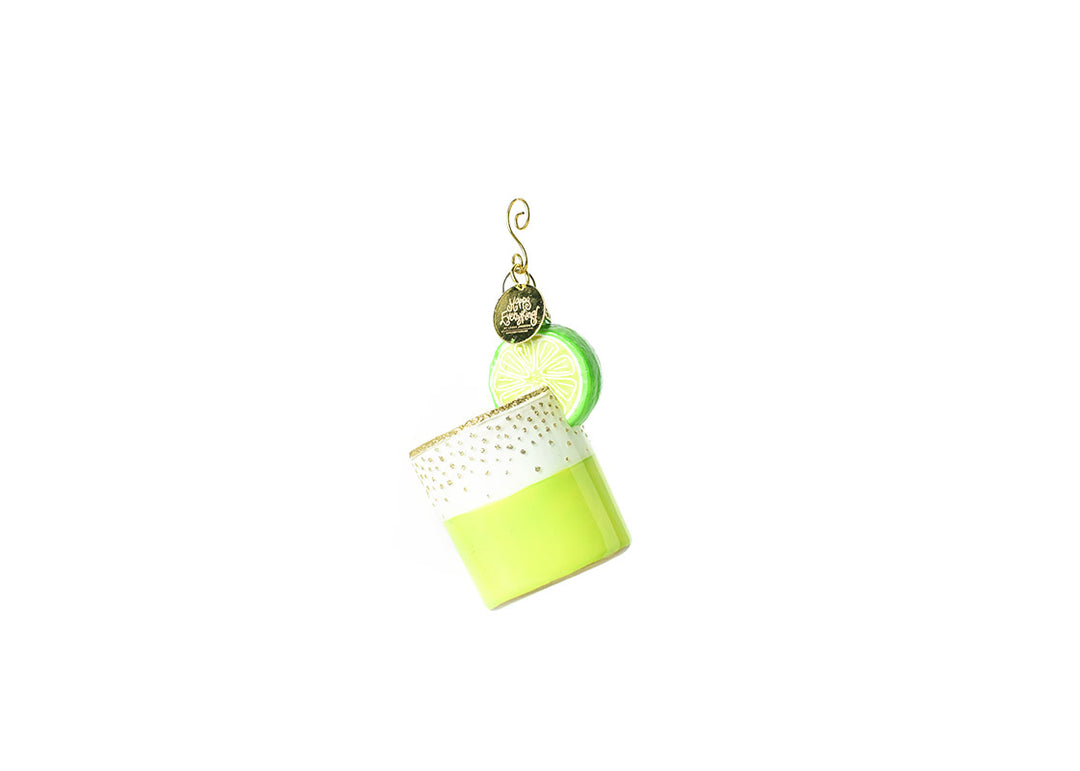 Glass and Metal Margarita Shaped Ornament