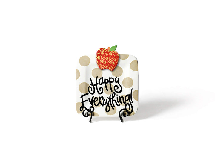 Apple Gold Mini Attachment on Neutral Dot Mini Happy Everything! Platter