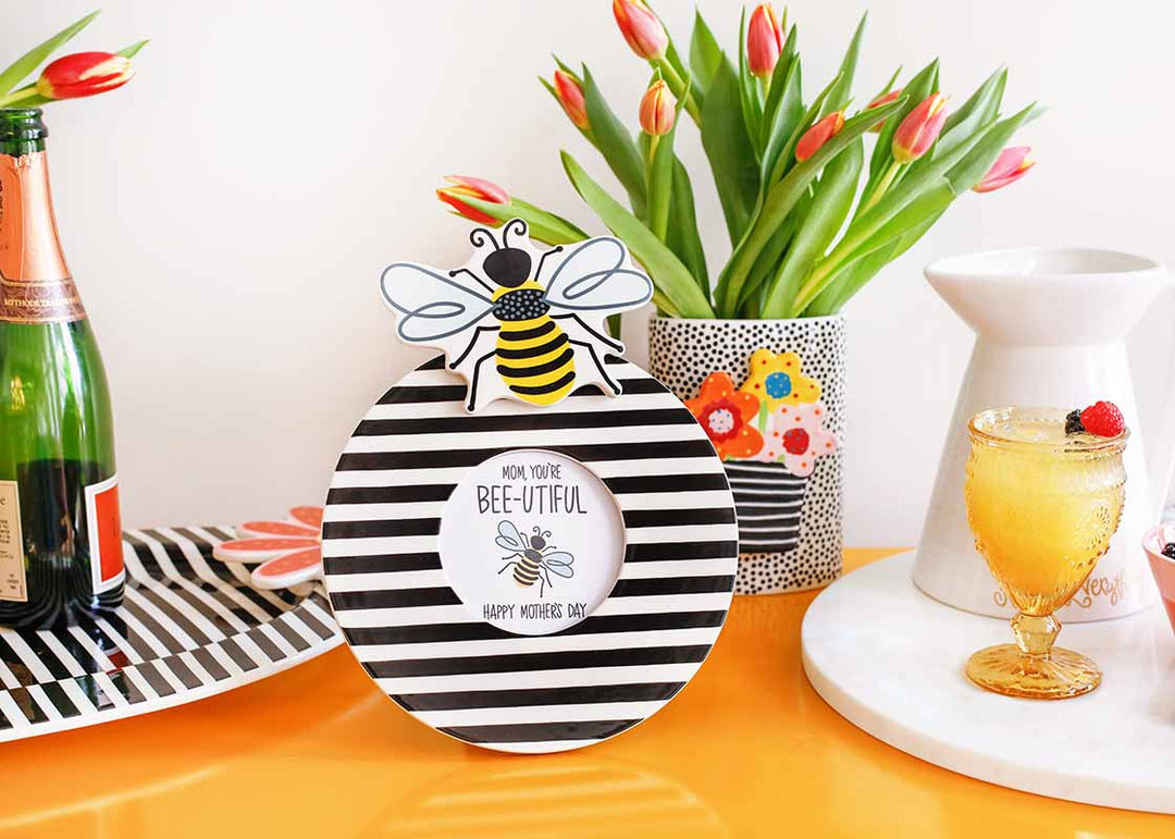 Black Stripe Mini Frame with Bee Mini Attachment