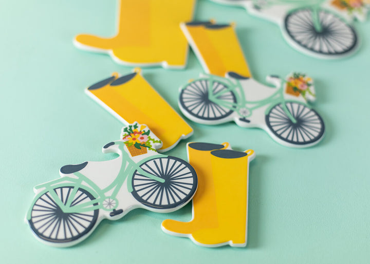 Bicycle Mini Attachments with Yellow Wellies Mini Attachmentss 