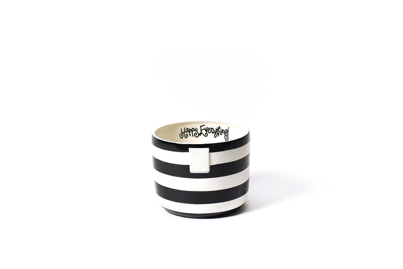 Black Stripe Mini Bowl with Signaute Hook-and-Loop Attachment