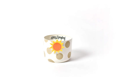 Mini Bowl in Neutral Dot Design with Sun Mini Attachment