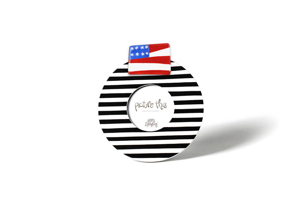 Flag Mini Attachment on Black Stripe Mini Frame