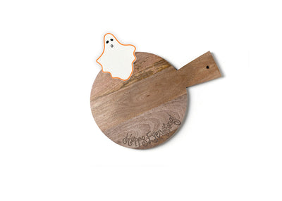 Mini Ghost Attachment on Happy Everything! Wood Serving Board