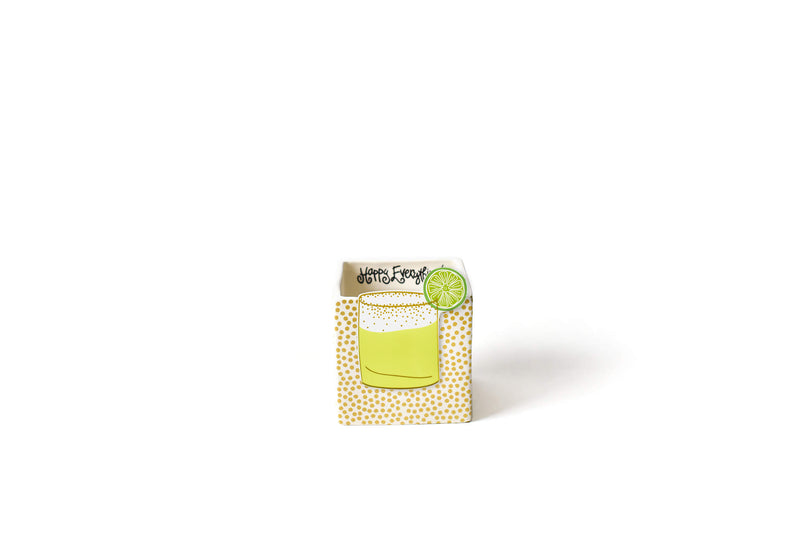 Gold Small Dot Mini Nesting Cube with Mini Attachment Salted Margarita Design