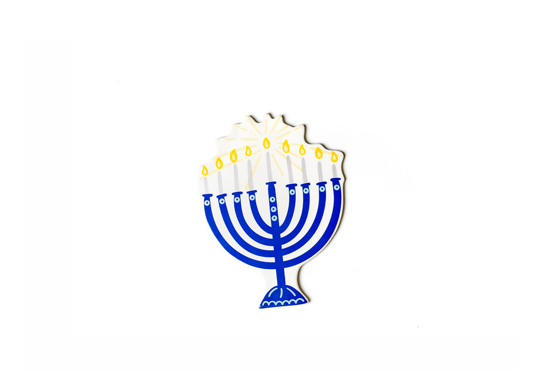 Gold and Blue Menorah Mini Attachment