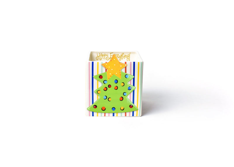 Seasonal Mini Attachment on Mini Nesting Cube Happy Line Up Design