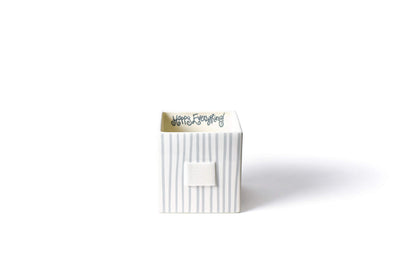 Stone Stripe Mini Nesting Cube Medium with Hook-and-Loop  Fastener for Interchangable Decorations