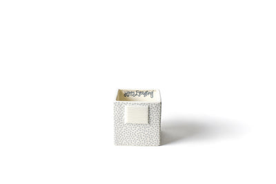 Stone Small Dot Mini Nesting Cube with Hook-and-Loop Fastener for Interchangable Decorations
