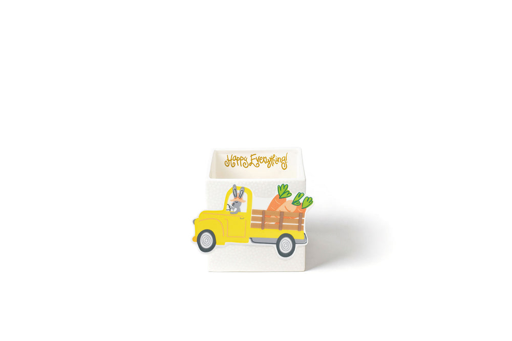 Mini Attachment on Nesting Cube White Small Dot Design