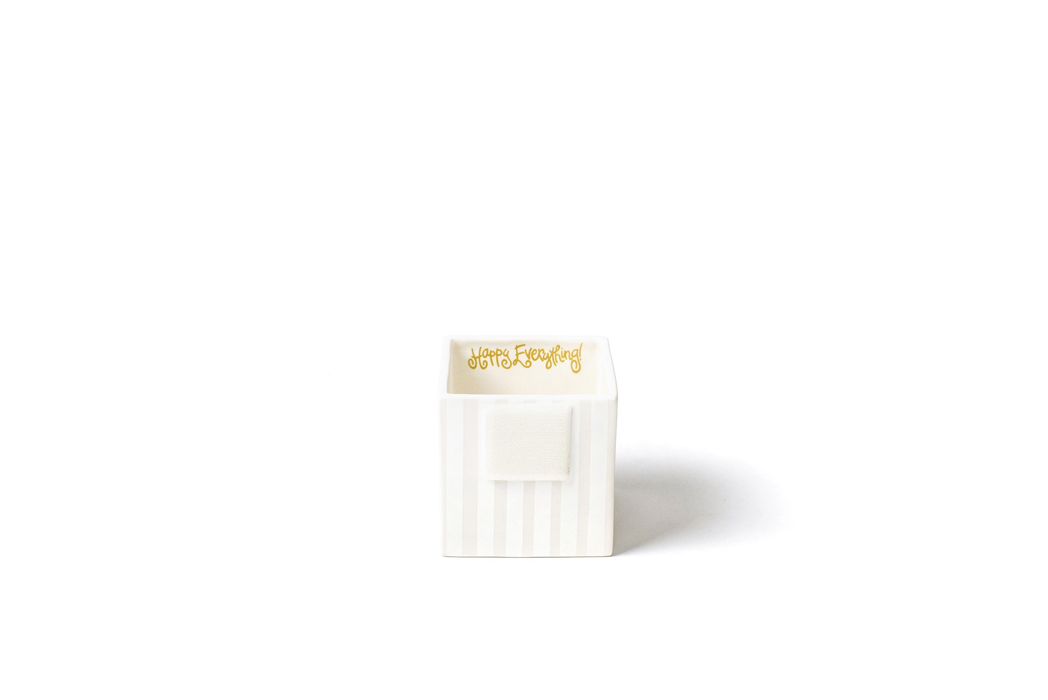 White Stripe Mini Nesting Cube Small | Happy Everything!