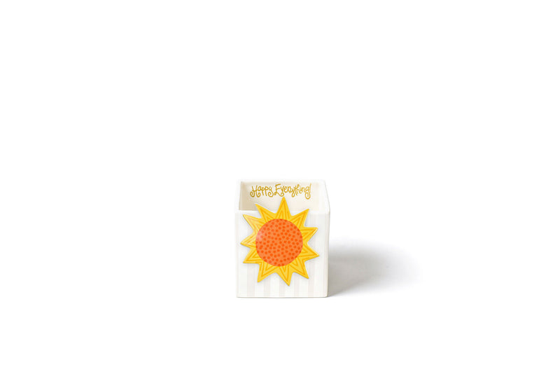 Sun Attachment on Mini Nesting Cube White Stripe Design
