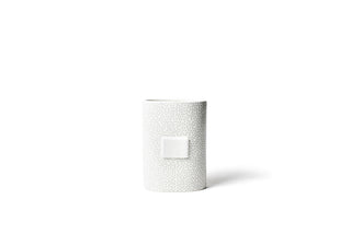 Stone Small Dot Mini Oval Vase