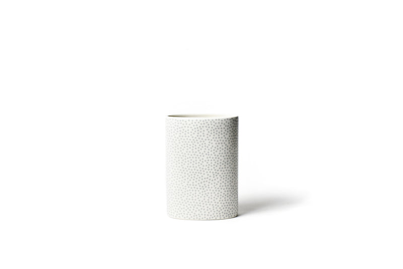 Back Side of Stone Small Dot Mini Oval Vase
